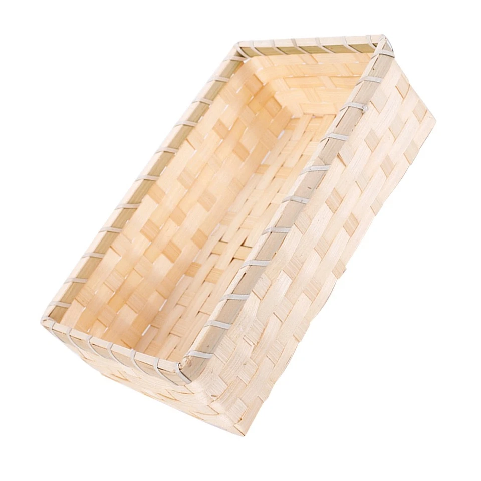 Panier en Bambou Naturel, Paniers Cadeaux, PréSentoir de Vente au DéTail, O8968 - Photo 4/4