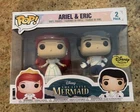 Funko Pop Disney  Little Mermaid Ariel & Eric 2-Pack Exclusive Some Box Damage