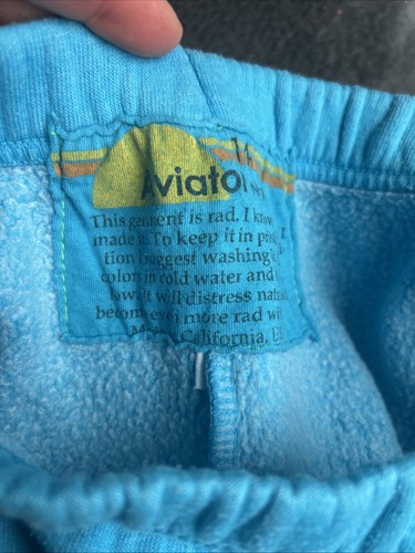 Aviator Nation Girls Smiley Face Sweatpants 14 - Picture 6 of 10