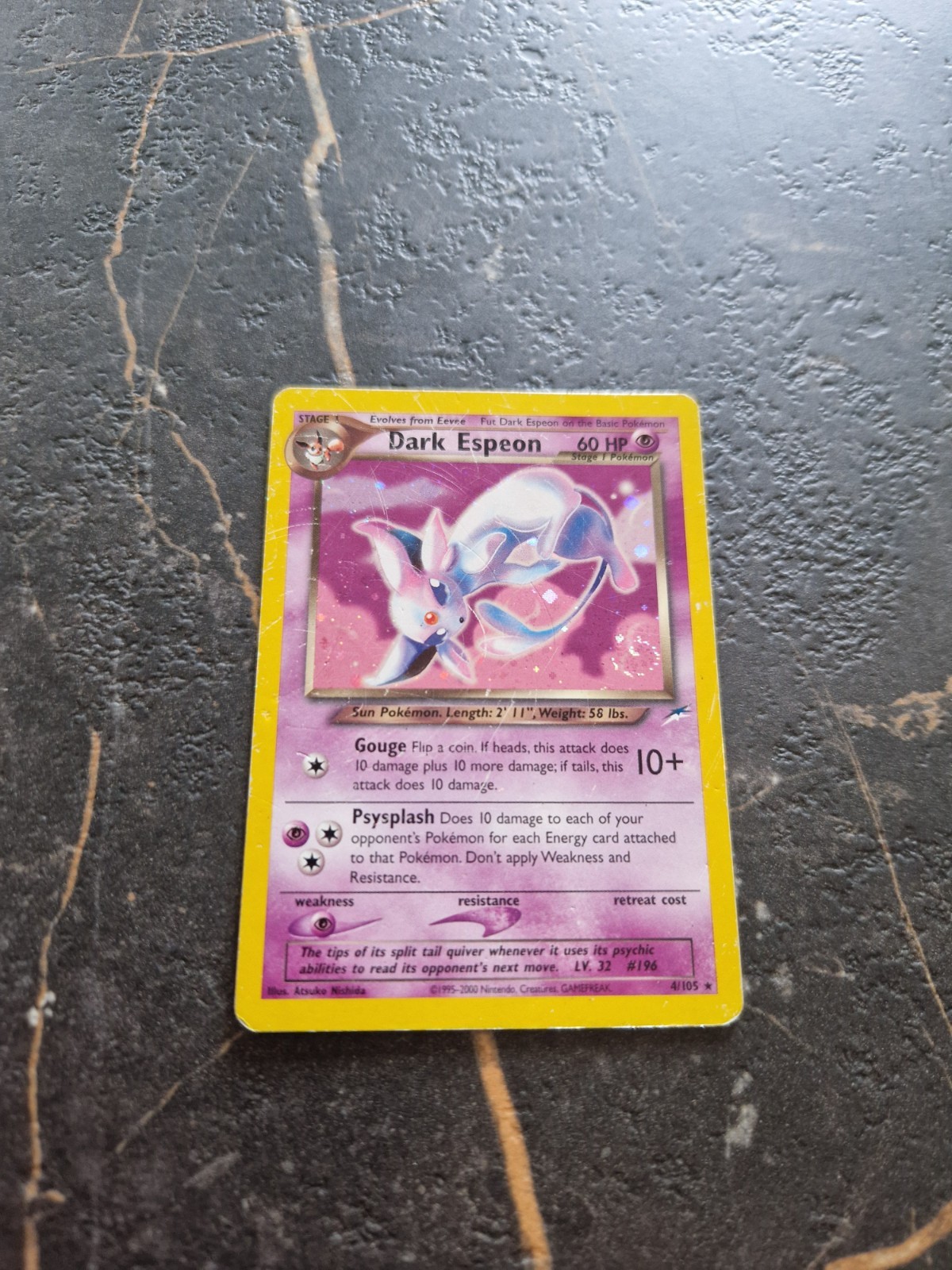 Dark Espeon 4/105 Neo Destiny Holo