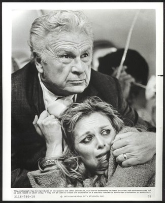 THE CONCORDE-8X10 B&W PHOTO-EDDIE ALBERT/SYBIL DANNING FN
