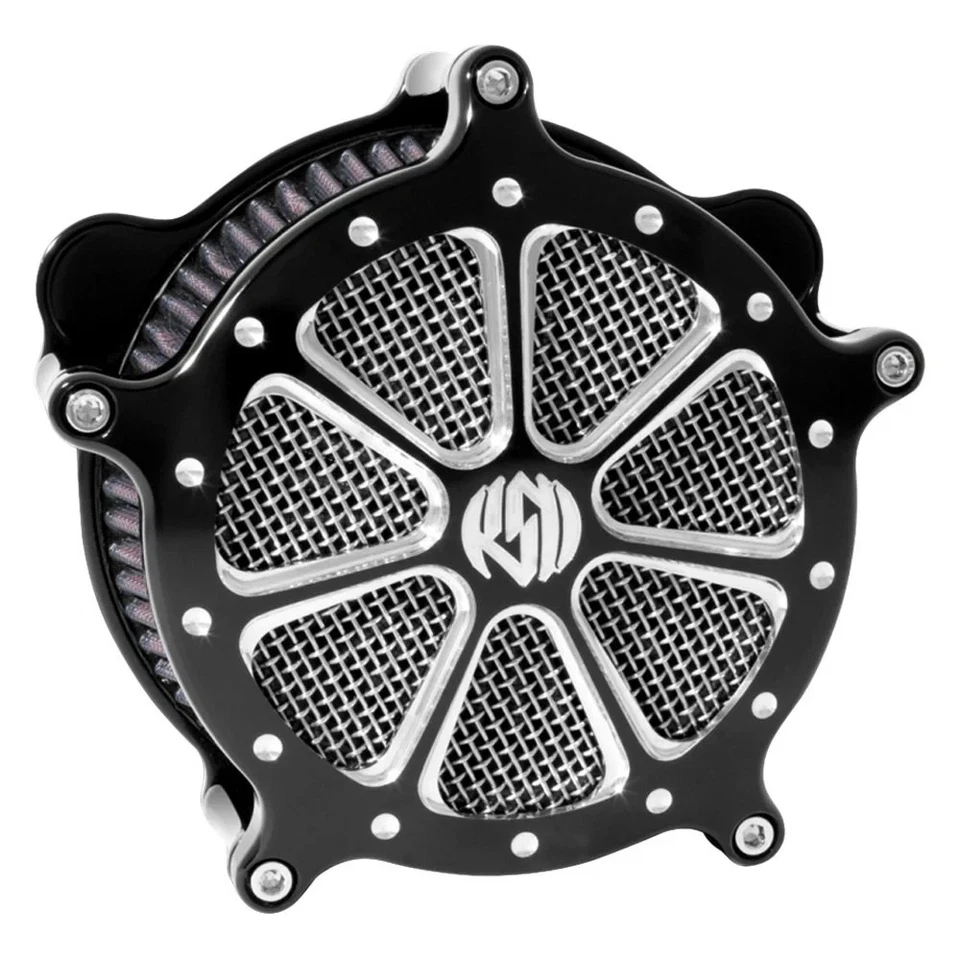 Limpador de ar Roland Sands 0206-2005-BM Venturi Speed7 entrada 91+ Harley Sportster - Imagem 2 de 2