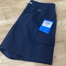 Youth Columbia PFG Tech trail Utility Short Navy Blue Medium AG0847