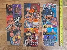 WWF Wrestling vending machine sticker prism RARE 26 Total Topps 99 00 01