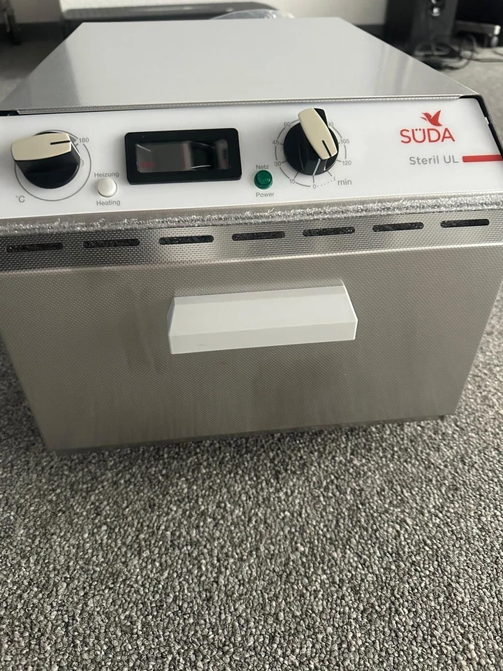 Fußpflege Süda Sterilisator Profi Kompl. Set Instrumente Koffer Zubehör wie Neu - Bild 2 von 4