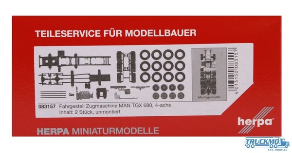 Herpa Zugmaschinen-Fahrgestell Lkw Modell Man Tgx 680 Schwerlastzugmaschine-image