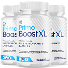  3 Pack Primo Boost XL Advanced Male Health Support PrimoBoosXL 180 Capsules