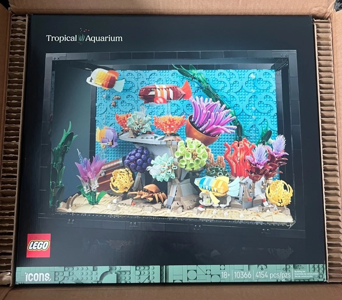 LEGO Icons Tropical Aquarium Set (10366) | eBay