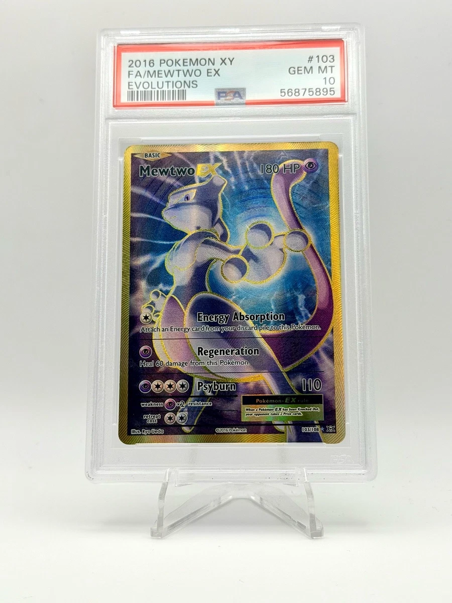 Mewtwo Pokémon TCG Evolutions Ultra Rare Individual Collectible