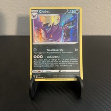 Pokemon 2022 CROBAT 105/195 Holo Rare Silver Tempest 