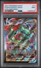 2021 POKEMON SWORD & SHIELD EVOLVING SKIES #111 FULL ART/RAYQUAZA VMAX PSA 9