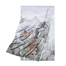 100% Mulberry Silk Scarf for Women Large Shawl Head Wrap Neck Hair Gift