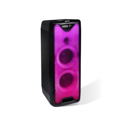 Portable Party Speaker, LED Lights, Mic in, 16-Hr Play (GLS-550)