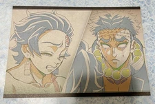 Demon Slayer Ufotable Dining Limited Postcard Tanjiro Kamado & Gyomei Himezima
