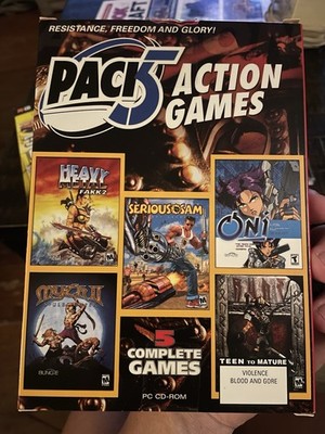 Pack 5 Action Games: Heavy, Serious Sam, Oni, Myth II, Rune