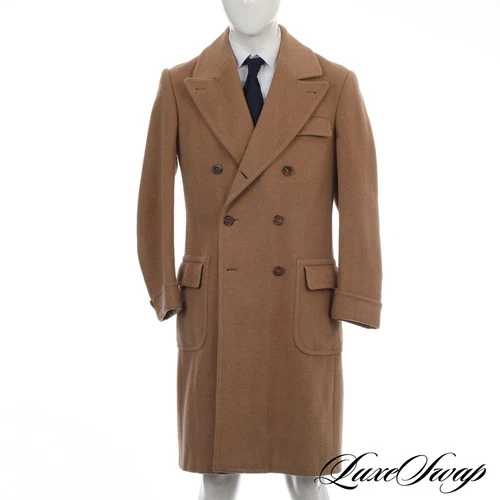 The Anthology x Permanent Style - 100% Camel Hair DB Polo Coat