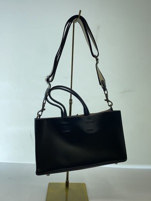 N21 (numero ventuno) Shoulder bag logo handbag leather Black
