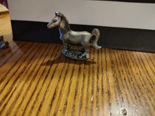  Pewter Miniature Horse Figurine Small Metal Animal Collectible