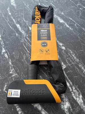 Halfords Fahrrad Kette & Schloss 70cm Nagelneu