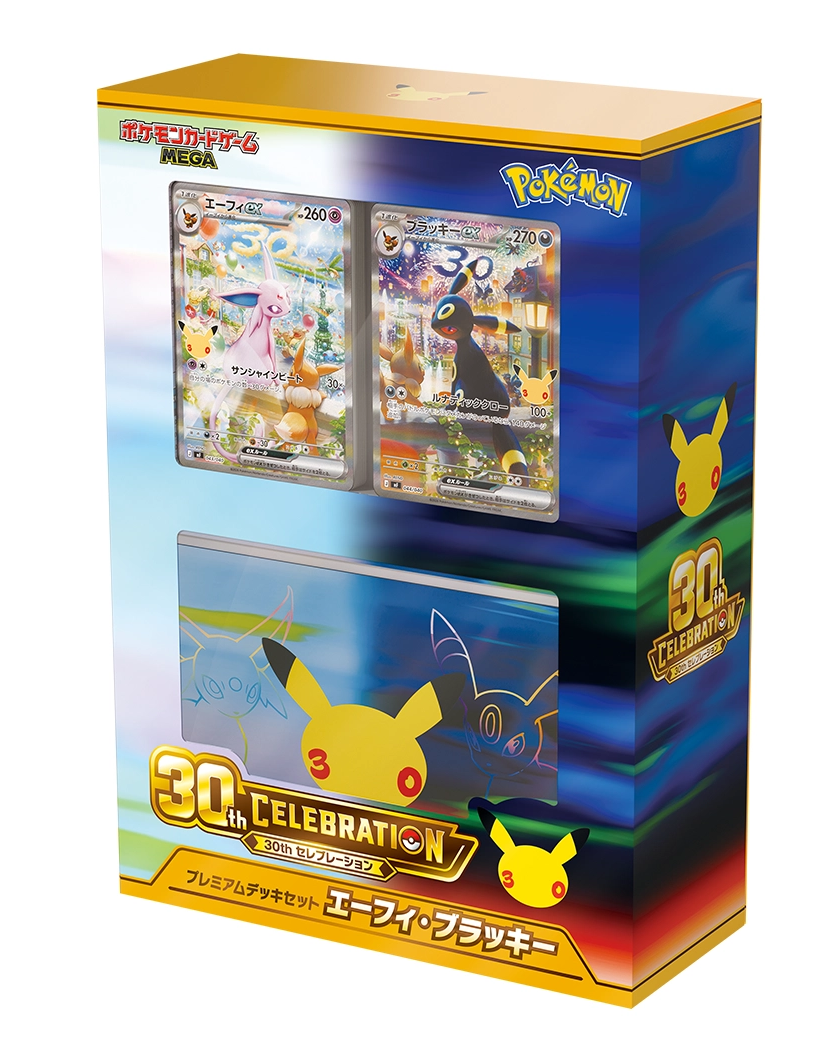 30th Celebration Premium Deck Set Espeon Umbreon Japanese Pokemon