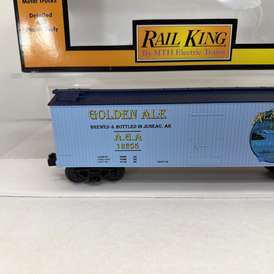MTH RailKing 30-78062 Alaskan Pale Ale Beer Reefer New O O-27 #12355 - Image 4 of 4