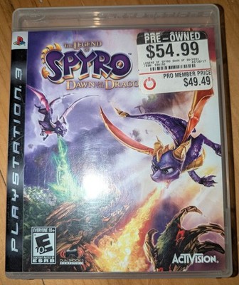 Legend of Spyro: Dawn of the Dragon PlayStation 3 PS3 Complete Disc Case Manual
