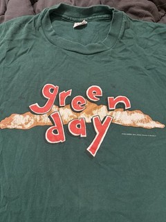vintage green day dookie t shirt Green Size XL RARE Great Condition