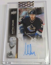 2021-22 Upper Deck Clear Cut Autograph Auto #CC-MO Mattias Ohlund
