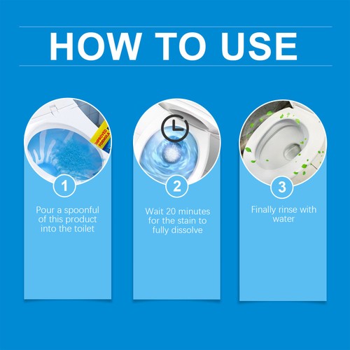 1-3X Splash Toilet Cleaner, Upgrade Cleaner,Powerful Foaming Toilet Bowl Cleaner - Picture 9 of 15