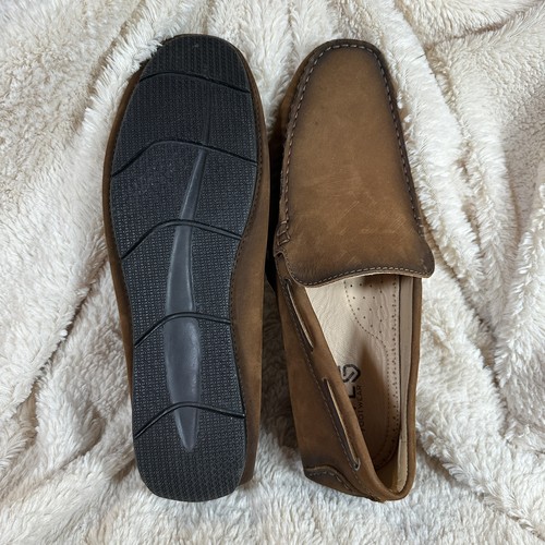 SVL Footwear Herren Braun Driver Echtleder Slipper Schuhe Brasilien - Größe 10,5 - Bild 21 von 22