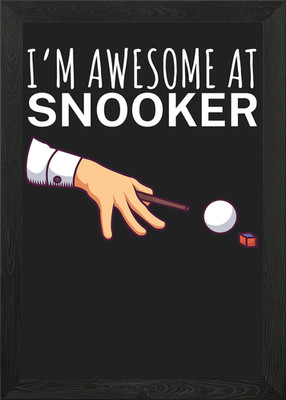 Snooker tolles gerahmtes Wandbild Poster Leinwanddruck Bild