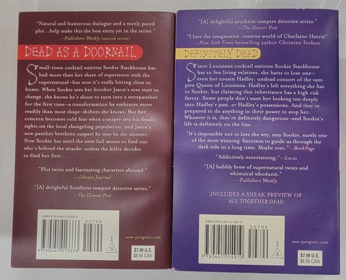 Lot of 8 Sookie Stackhouse Books, by Charlaine Harris, VG+ Volumes 1 - 8 - Picture 7 of 9