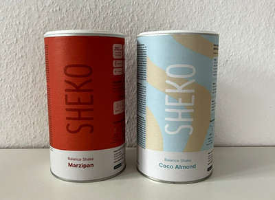 SHEKO Balance Shake COCO ALMOND und MARZIPAN - OVP