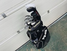 Mens R/H Ping Callaway Full Golf Clubs set, Irons, Driver, Woods, Putter, Bag