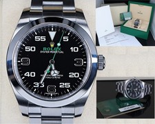 Rolex Air-King Oyster Perpetual 40mm Black Dial Automatic Steel Watch 116900