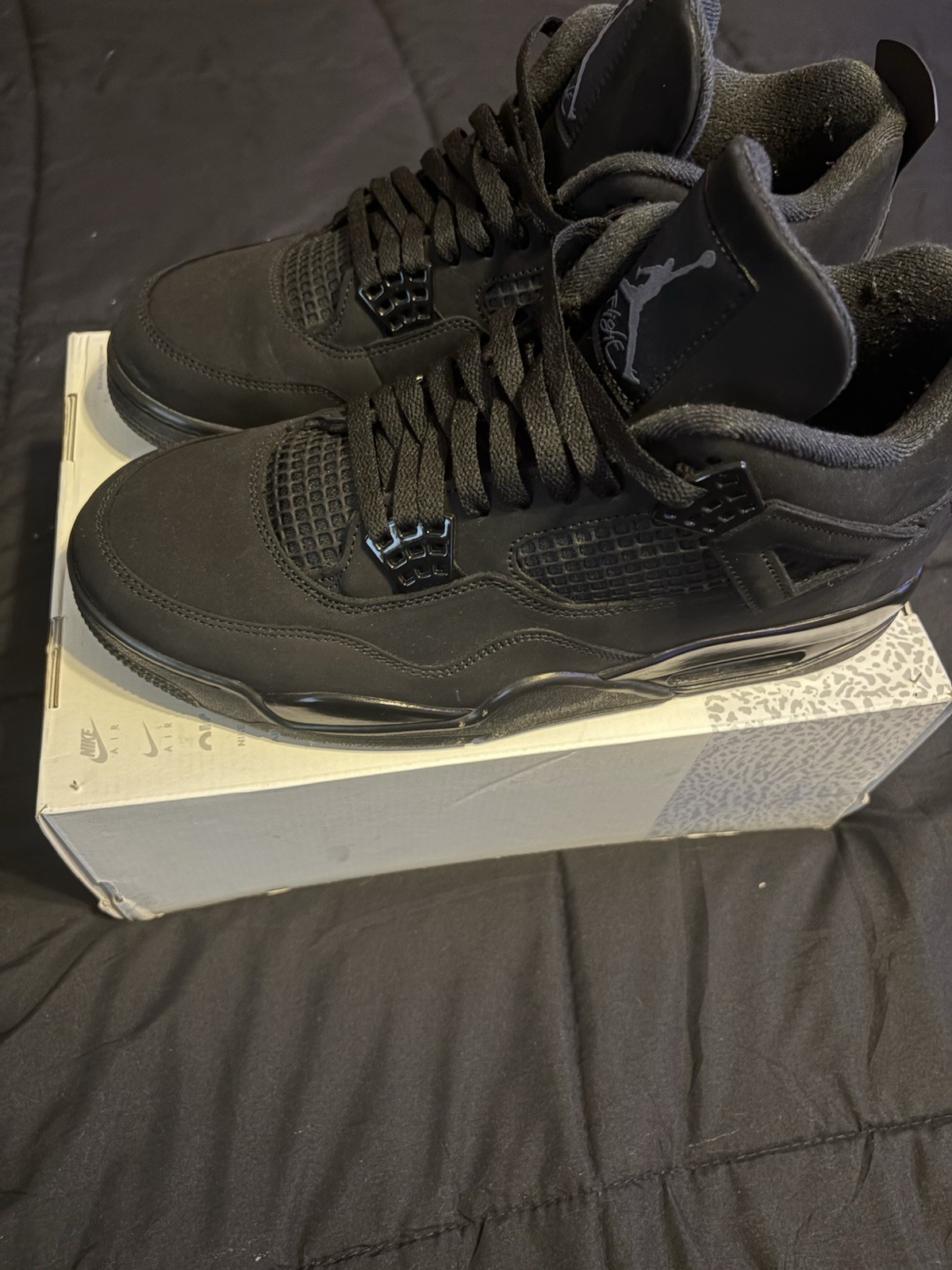Black Cat Jordan 4 Retro Sneakers sizes 8.5-12  Condition 10/10 No Flaws