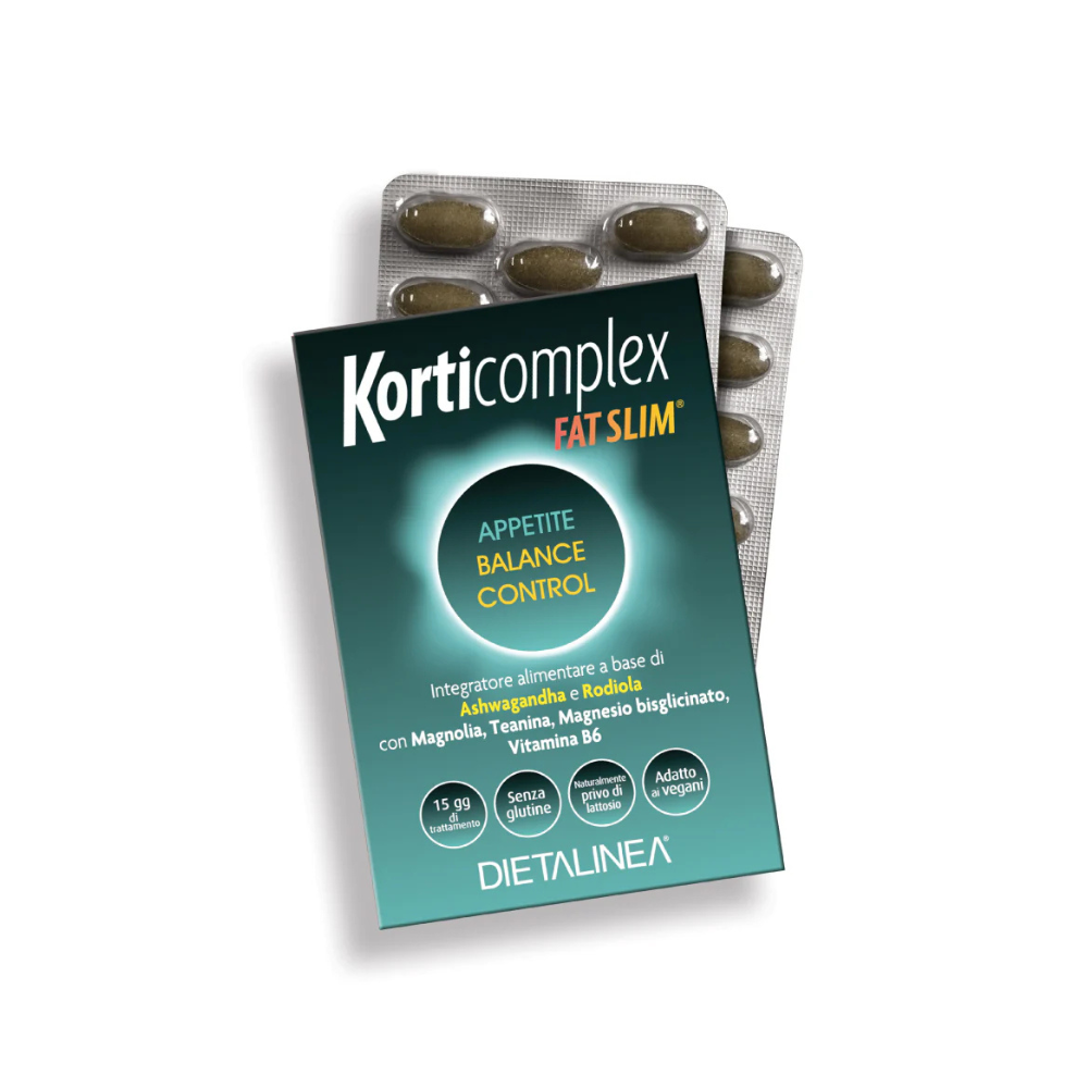 DIETALINEA KORTICOMPLEX FAT SLIM 30 CPR - Immagine 3