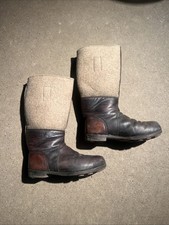 WW2 German Sentry Boots Wool / Leather Original (FF552
