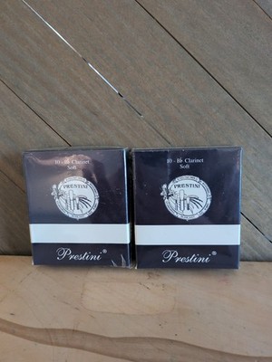 2 Boxes (10 Each) Vintage Prestini Clarinet Reeds 2.0