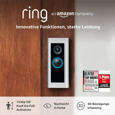 Ring Videotürklingel Pro Kabel (Bisher: Video Doorbell Pro 2) Von Amazon | Kling