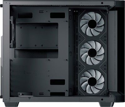 Aerocool P500C-G-BK-v1, Tower-Gehäuse schwarz, Tempered Glass x 3