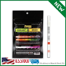 Phoenix Systems 8006-B Double-Ended Brake Fluid + Coolant Test Strips (15 foil w