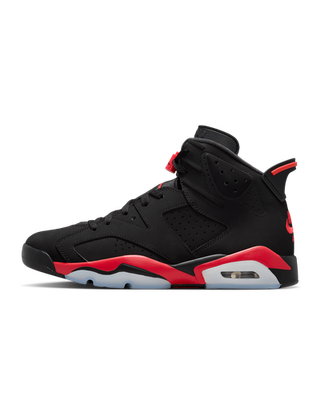 Nike Air Jordan 6 Retro Shoes Black Lt Crimson CT8529-001 Men's