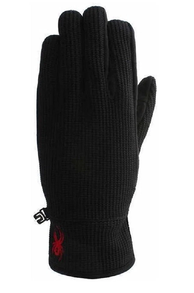 Guantes Spyder Negro Core Conduct Pantalla Táctil Rojo Araña Hombres Talla X-Grande Nuevos con Etiquetas Foto 4 de 4