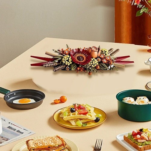 Icons Dried Flower Centrepiece Set 10314 bloques de construcción de ramo de flores DE - Imagen 5 de 11