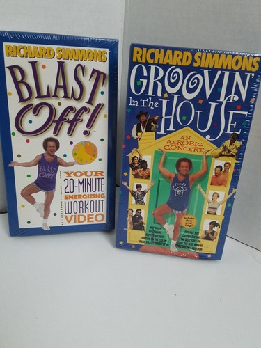 Richard Simmons Blast Off & Groovin In The House Vhs Tapes - Picture 7 of 7