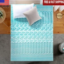 1Inch Green Tea Gel Memory Foam Mattress Topper King Zoned Support Antimicrobial