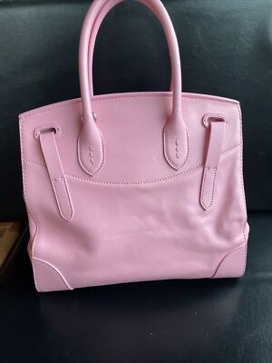 Ralph Lauren RICKY Pink pony Bag Ltd Ed Leather Numbered | eBay