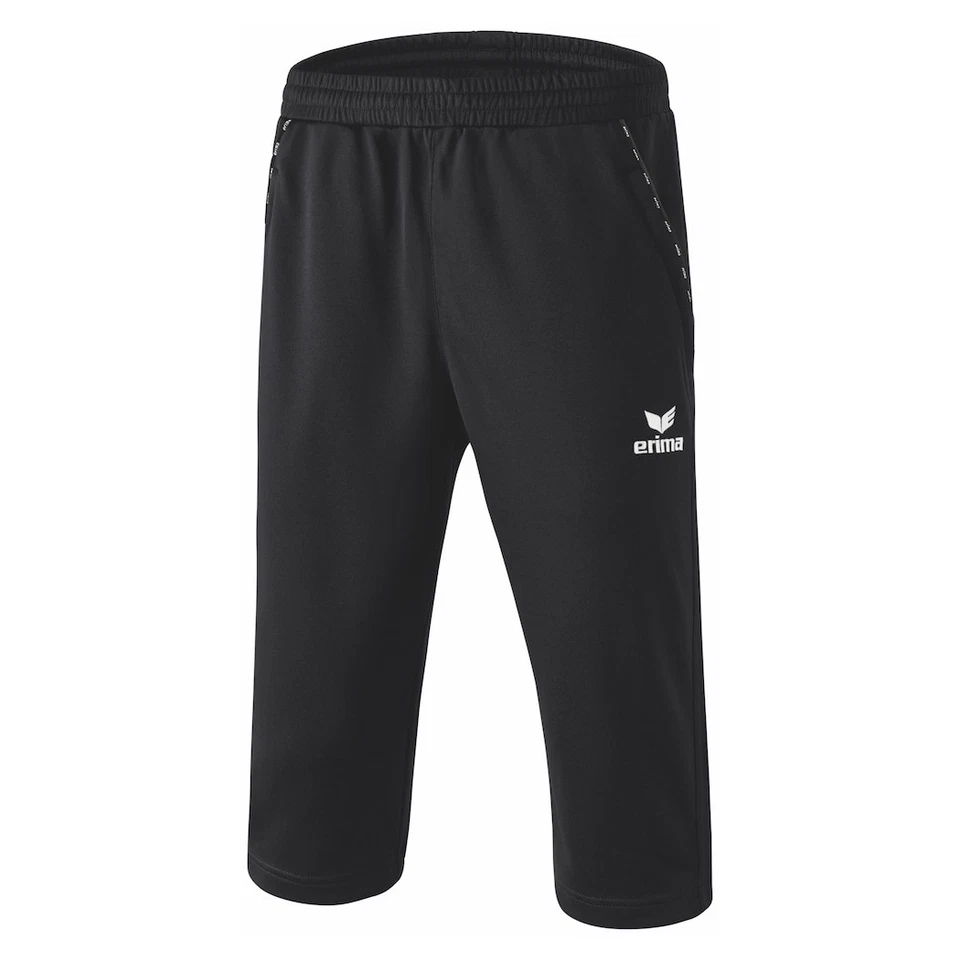 Erima 3/4 Trainingshose dreiviertel Sporthose Fitnesshose schwarz [110528]