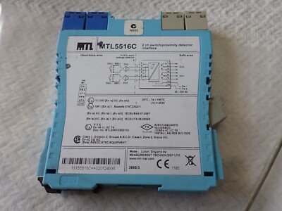 MTL5000 2 Channel Intrisically Safe Switch Proximity Detector - MTL5516C
